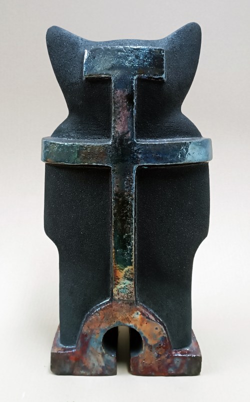 rzeźba ceramiczna, nr 2 z cyklu Kitaki, Iwona Jurkiewicz
