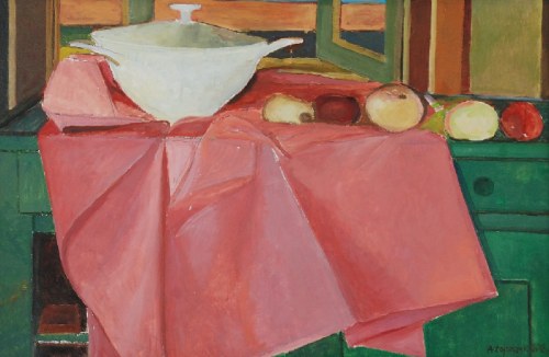 Martwa natura z wazą, 2018, Andrzej Łojszczyk