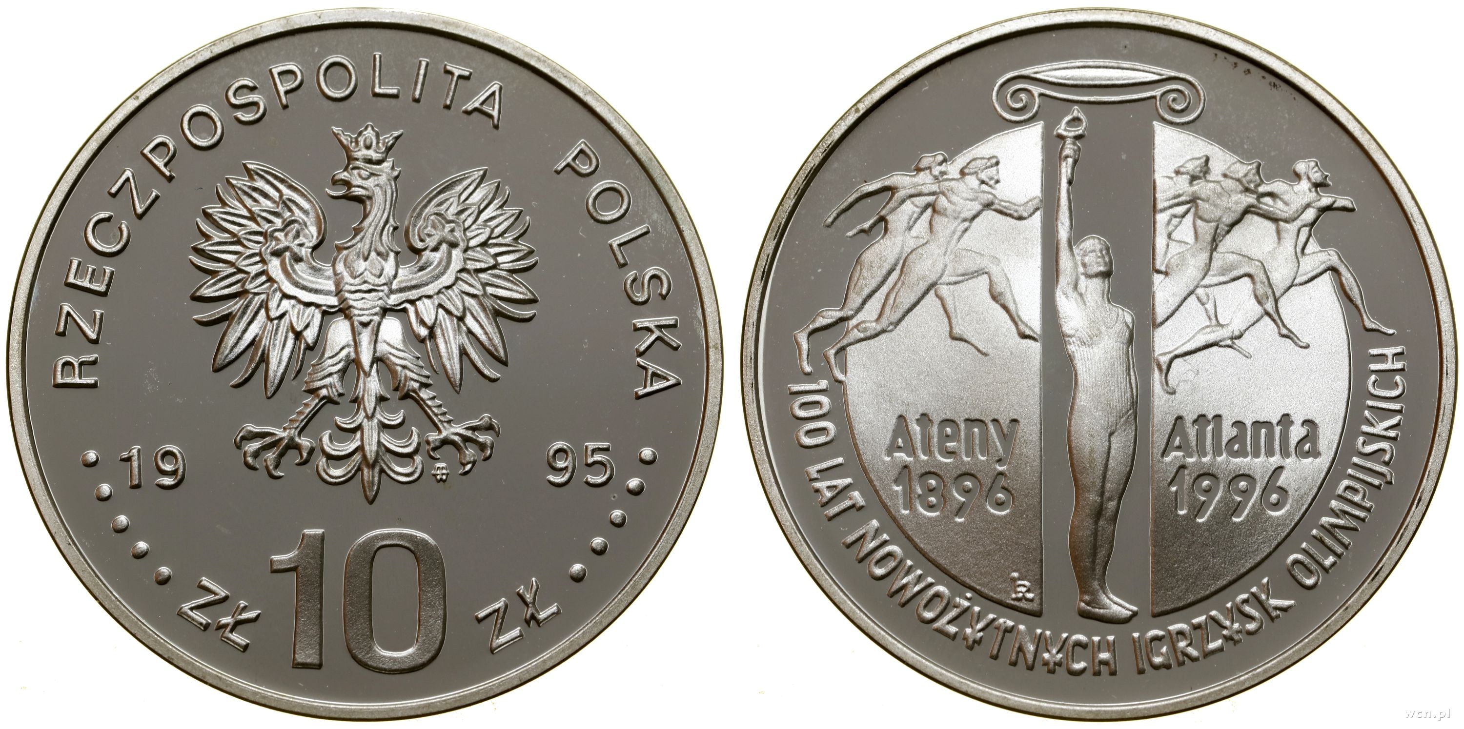 Polska, 10 złotych, 1995, Warszawa - Aukcja internetowa / Licytacja ...