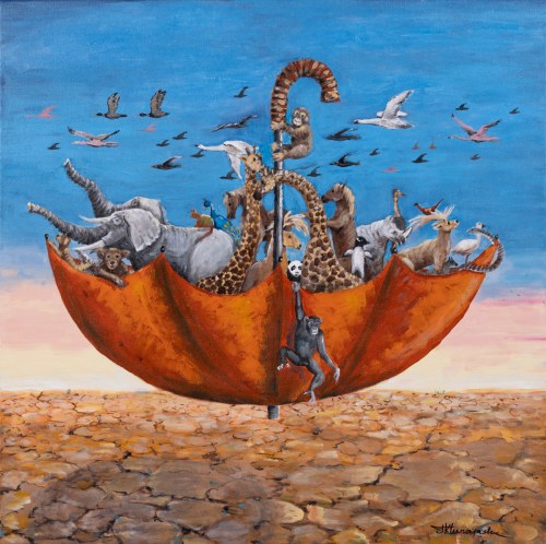 Sen parasola II, 2025, Teresa Kluszczyńska