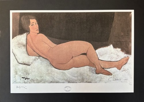Nude reclining (Akt leżący - 1918), Amedeo Modigliani
