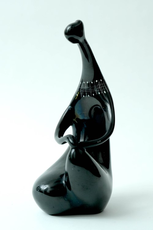 Porcelanowa figurka - Kobieta kucająca - WAWEL, Unikatowa
