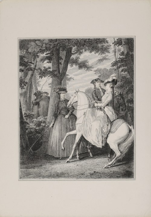 Spotkanie w Lasku Bulońskim, 1776, Heinrich Guttenberg