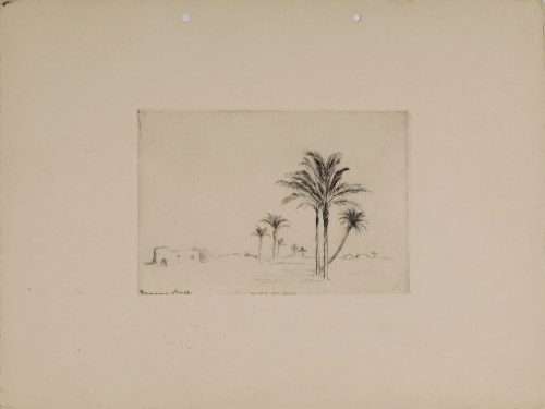 Palmy koło Haify, (tyt.oryg.: “Palmen bei Haifa”), 1934, Hermann Struck