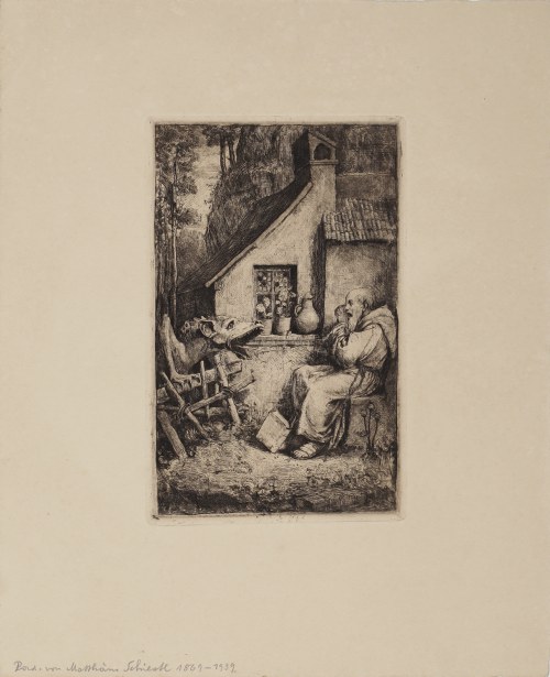 Smok kusi pustelnika, 1 ćw.XX w., Matthäus Schiestl