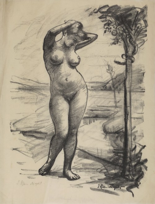 Kuszenie Ewy, 1 ćw. XX w., Julian Klein von Diepold
