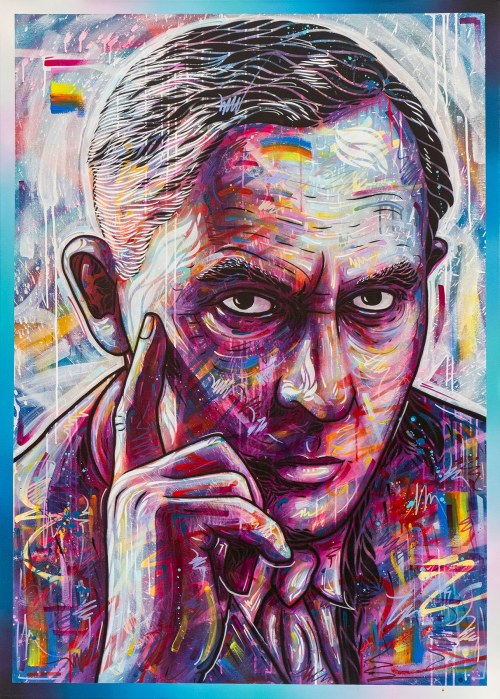 Portret Witkacego 1928, 2020, Michał Mąka