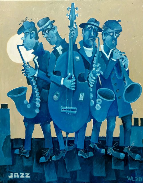 Jazz niebieskich dachów, 2025, Wladislaw Stalmachow