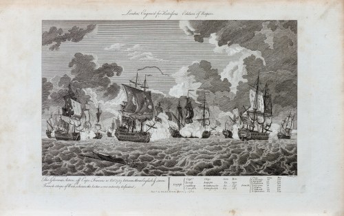 Brawurowa akcja pod Cape Français, wyd. James Harrison, Londyn/Anglia, 1786 r., Jabez Goldar