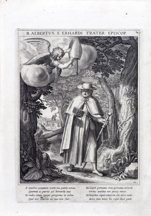 Bł. Albertus, z: „Bavaria sancta” autorstwa Matthäusa Radera (1561-1634), wyd. Monachium, po 1615 r., Raphael Sadeler