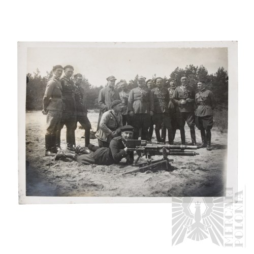 Ćwiczenia Działo 37mm wz. 18 (SA 18) wz. SA Puteaux - Do Samochodów Pancernych, II RP Wojska Pancerne