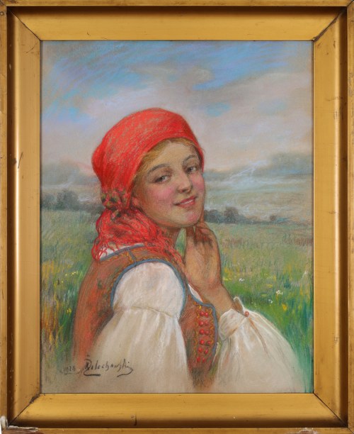 "Dziewczyna w stroju krakowskim", Kasper Żelechowski