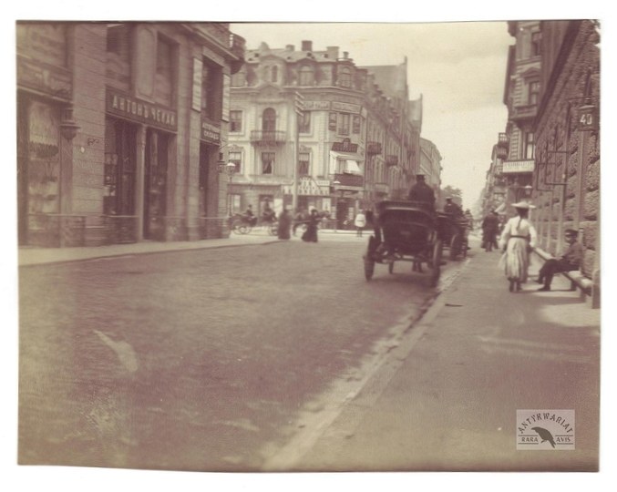  WARSZAWA Ulica Marsza kowska R g Chmielnej Nieistniej cy Fragment 