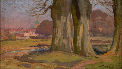 "Park w Wilanowie", Aleksander Mann