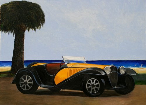 Samochód przy plaży, 2011, Joanna Karpowicz