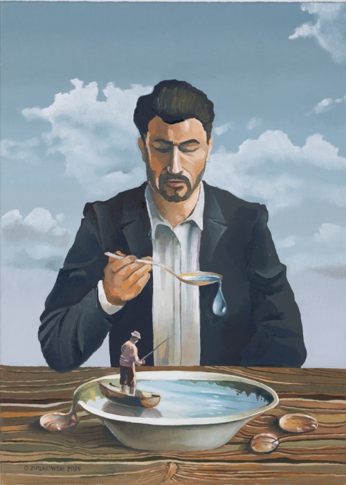 Jezioro, 2025, Grzegorz Ziółkowski
