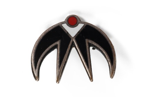 Jaskółka - przypinka - logo "Moda Polska", Jerzy Treutler
