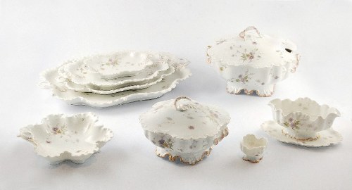 Selb, Serwis obiadowy Monbijou, z dekoracją kwiatową, Rosenthal