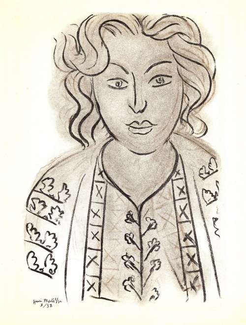 Portret - praca dwustronna, Henri Matisse