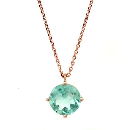 46 GR Z 2,26 KARATAMI DIAMENTÓW - PND40301, 14-KARATOWY CHOKER Z RÓŻOWEGO ZŁOTA 2