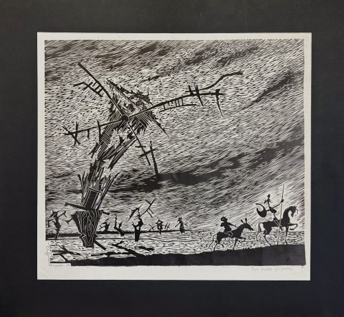 Don Kichot po walce, 1961 r., Stefan Rassalski