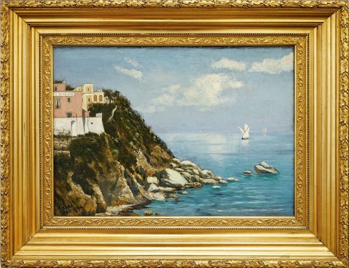 Pejzaż z Capri, 1884, Albert Arnz