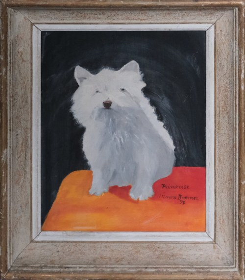 Portret pieska / Primarosa, 1957, Maria Boerner