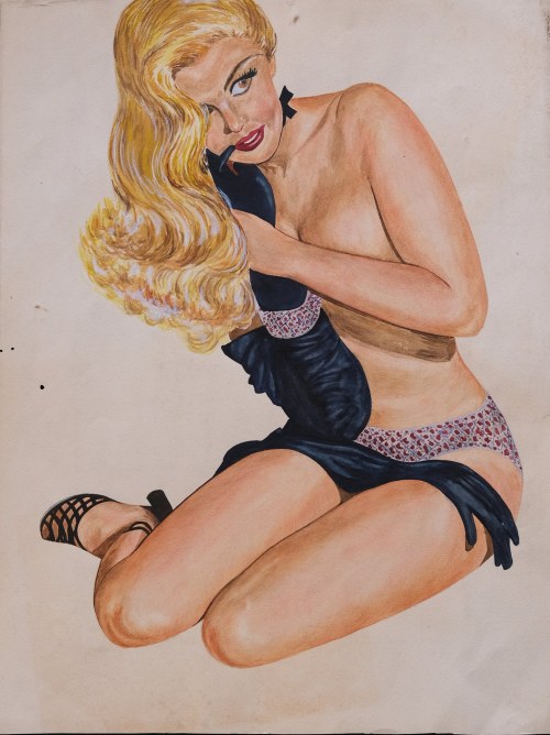 Pin - Up Girl, ok. 1950, Theodore Ludwig