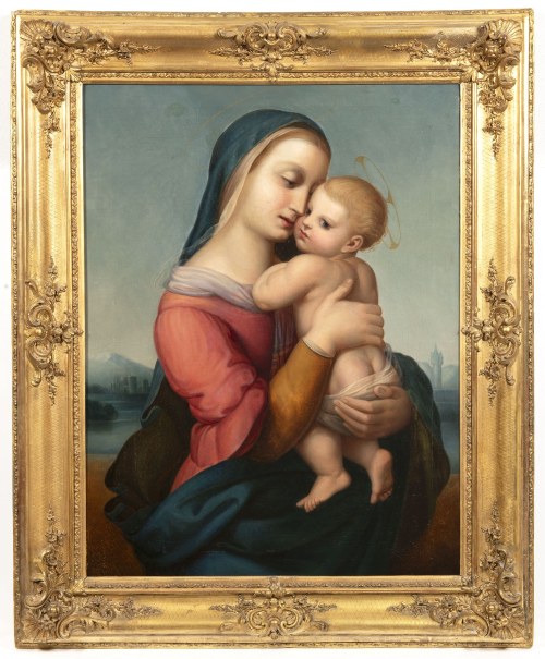 Tempi Madonna, Tempi Madonna, XIX-wieczny malarz według Rafaela