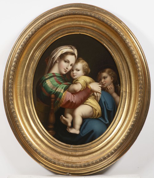 Madonna i Dzieciątko z, Według Rafaela