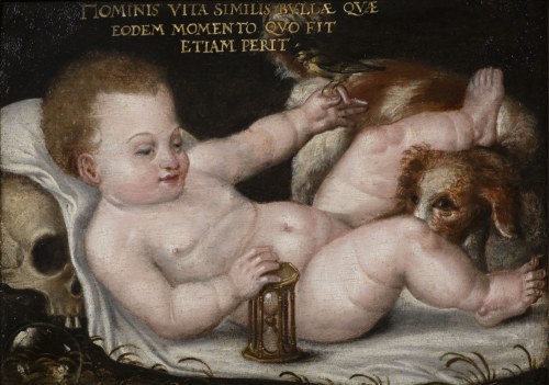 Homo Bulla - Alegoria Vanitas, Mistrz niemiecki koniec XVI wieku