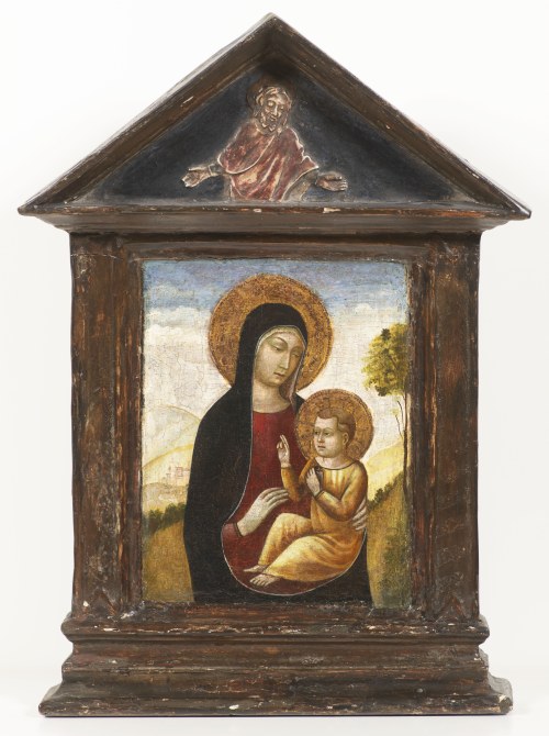 - Ołtarz domowy z Madonną z Dzieciątkiem, Pellegrino di Mariano Rossini