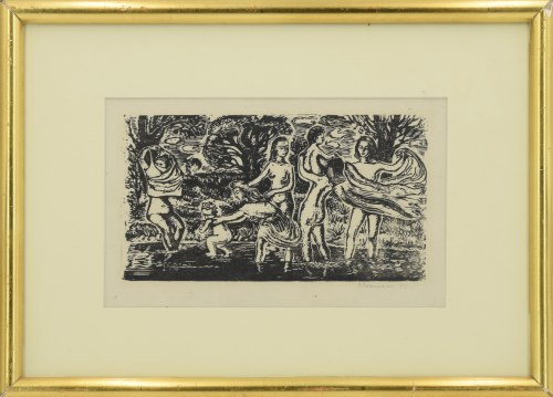 W kąpieli, 1942, Eugenia Różańska