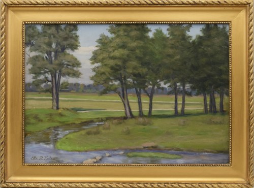Pejzaż podkrakowski, 1920, Christo Kutew