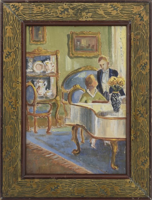 W salonie, 1946, Jerzy Krawczyk
