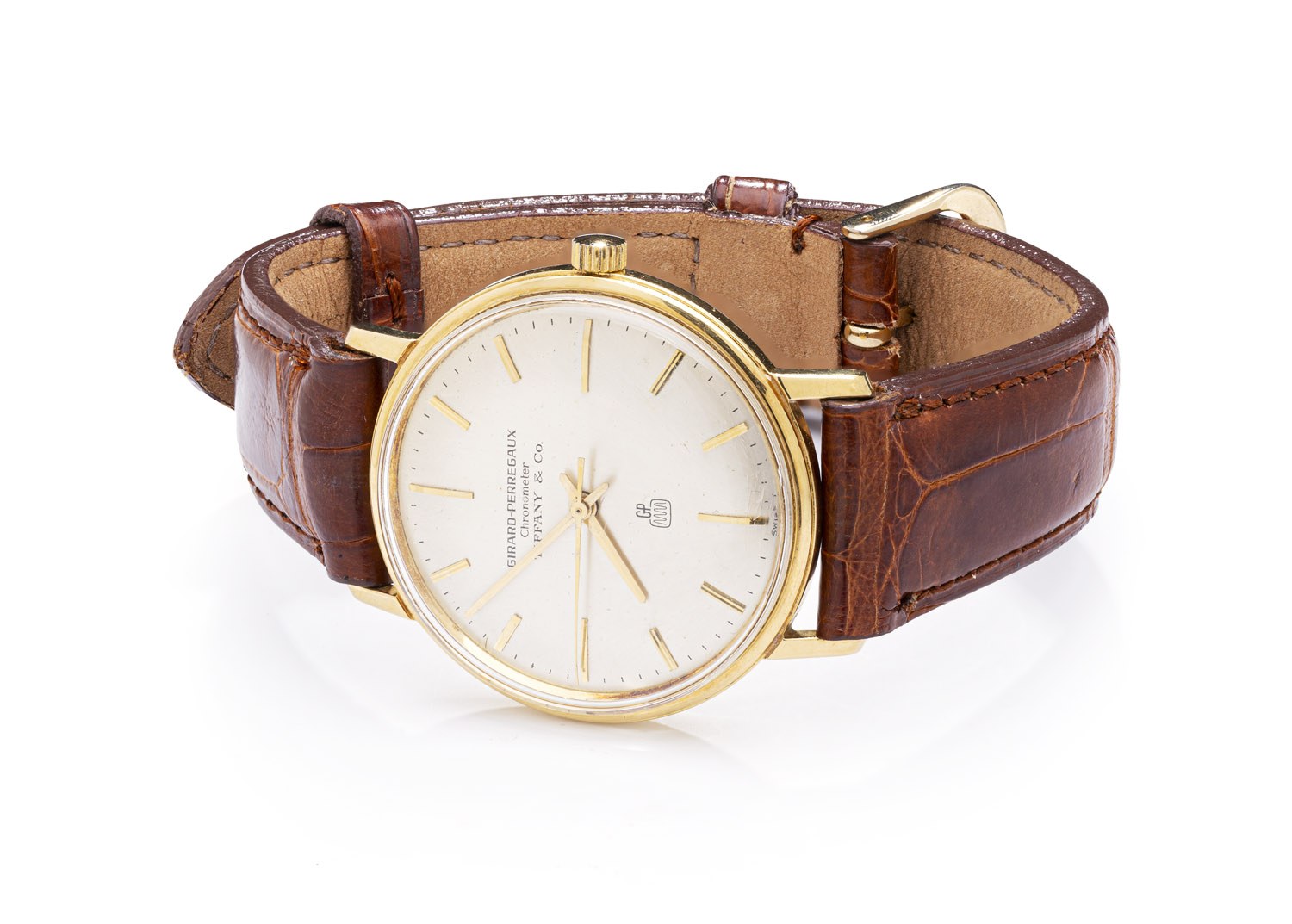 Zegarek męski Girard Perregaux, lata XX biżuteria, złoto