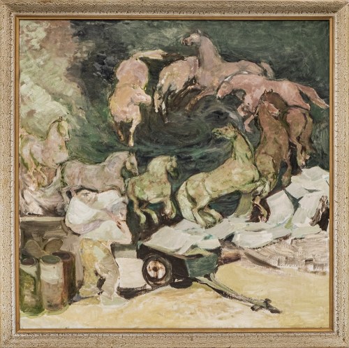 Konie, 1977, Irena Zahorska