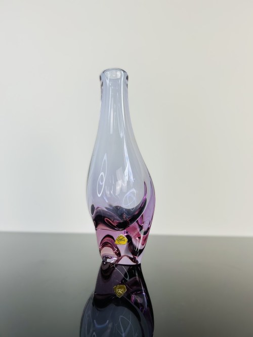 Wazon ze szkła aleksandrytowego M. Klinger Glassworks Zelezny Brod (ZBS), Miloslav Klinger