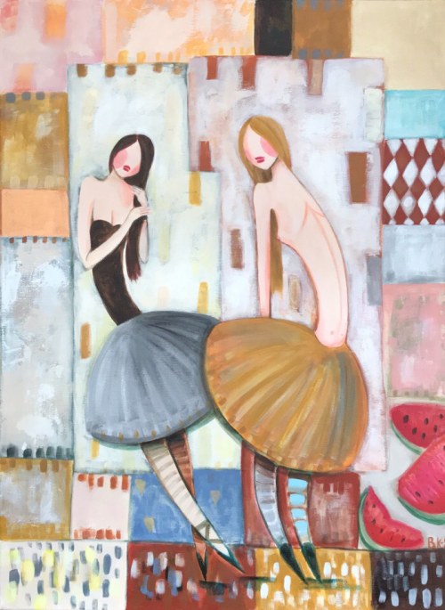 Baletnice z arbuzami, 2019, Berenika Korecka-Sowińska
