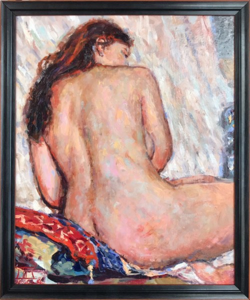 Akt z poduszkami, 2019, Krzysztof Kargol