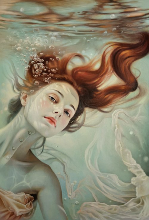 Tonę w oceanie materialnej egzystencji, 2025, Maria Szypluk