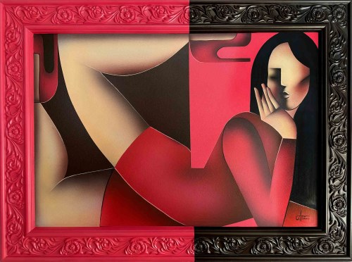 Lady in red, 2025, Anna Szelągowska