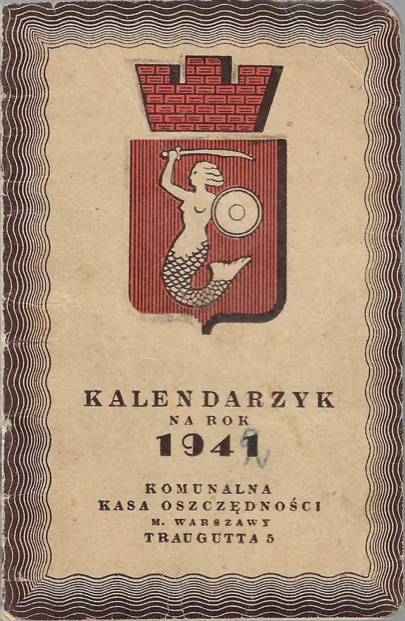 Kalendarzyk na rok 1941 [Atelier Girs-Barcz] - Aukcja internetowa ...