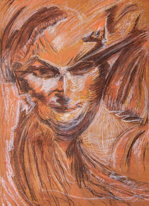 Według Witkacego - Portret Heleny Białynickiej-Biruli; 1986, Krystyna Maria Szczepańska-Maj