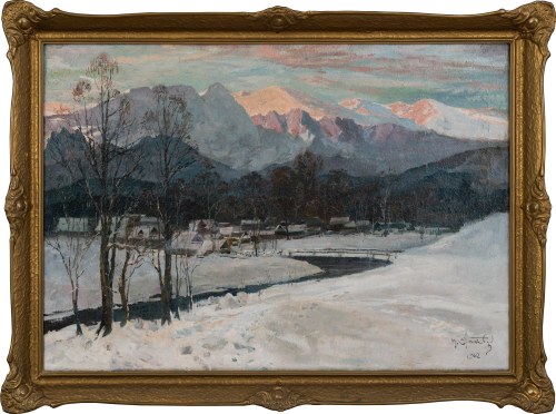 Giewont o zachodzie słońca, 1962, Michał Stańko