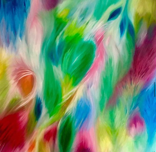 Windy day, walk in the park, 2025, Anna Maćkowiak