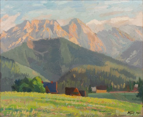 Widok na Giewont, 1963 r., Franciszek Wójcik