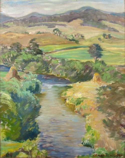 Pejzaż z rzeką, Jan Karmański