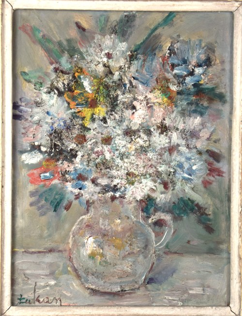 "Kwiaty", olej;, Eugeniusz Tukan-Wolski