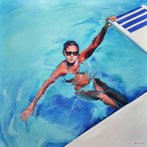 Madame AE 03 z cyklu "Swimming Pool", 2019, Rafał Knop